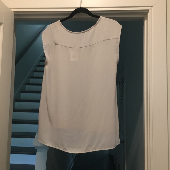 Blouse with Sheer Back & Jeweled Accents - Picture 2 of 2